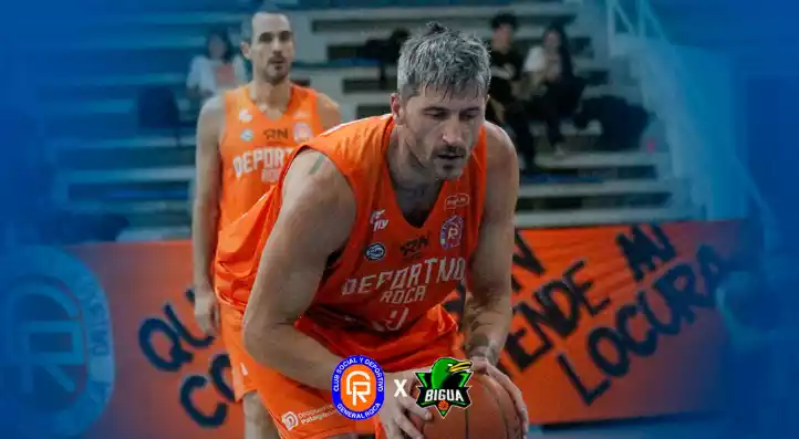 deportivo roca vs bigua pre federal basket general roca